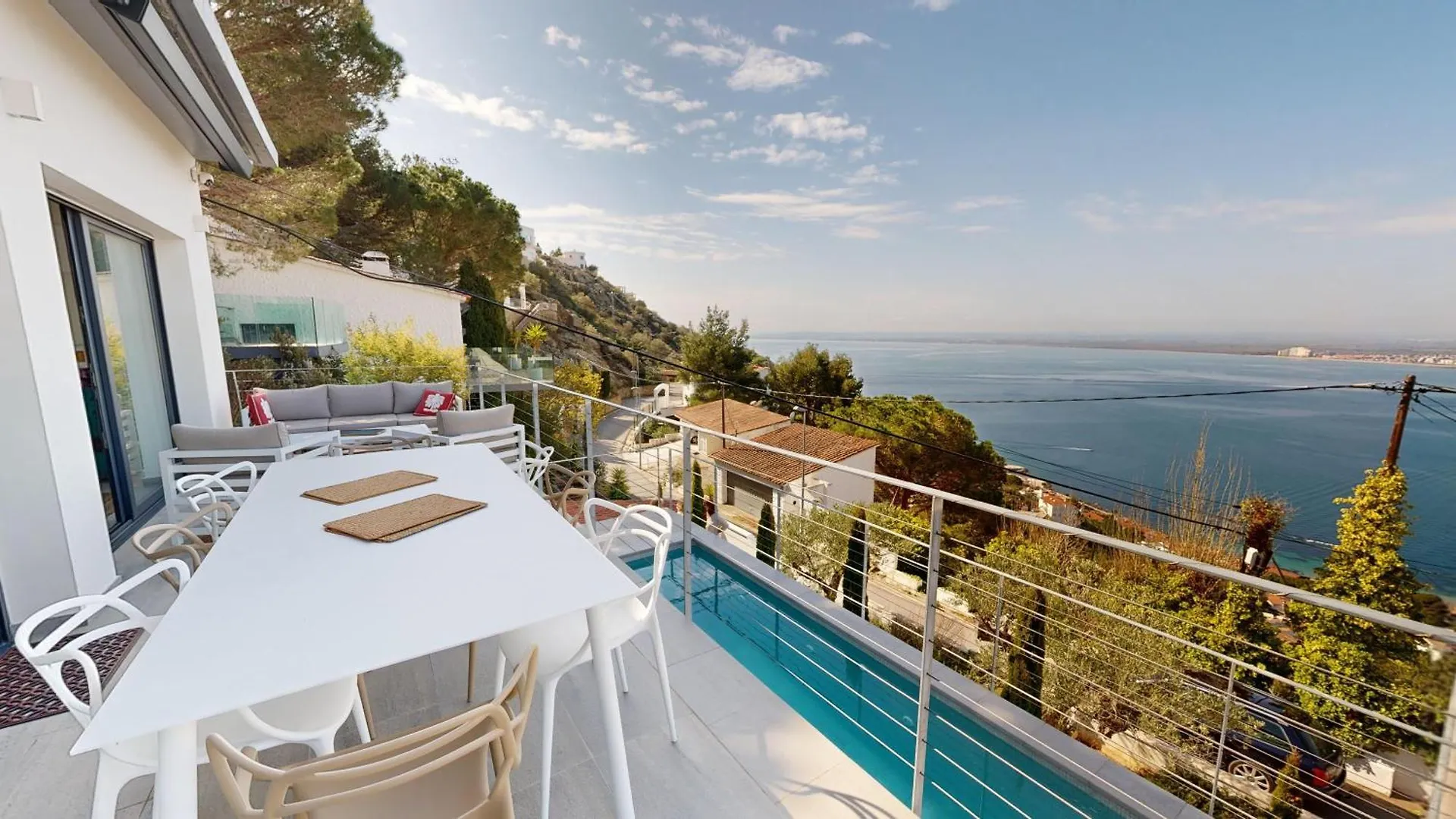 Villa Maison Face A La Mer Au-Dessus De La Baie De Rosas